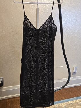 BCBGMaxAzria | Dresses | Bcbg Black Leather Dress | Poshmark